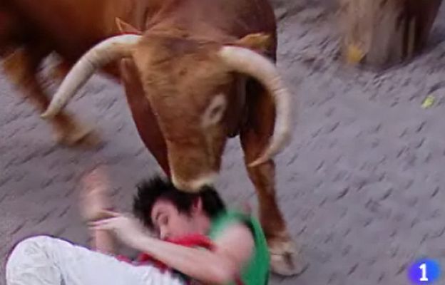 San Fermín - 'Capuchino' siembra el pánico