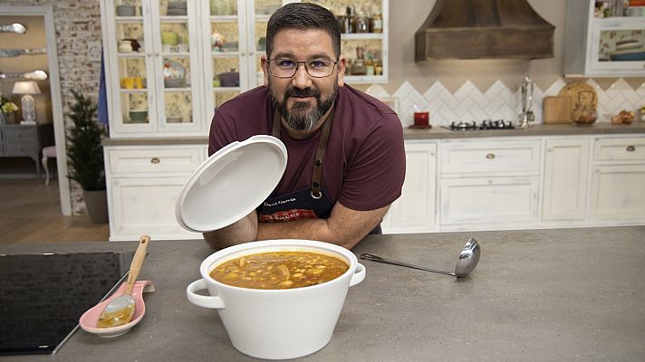 Hacer de comer - Cocido montañés y panacota de café
