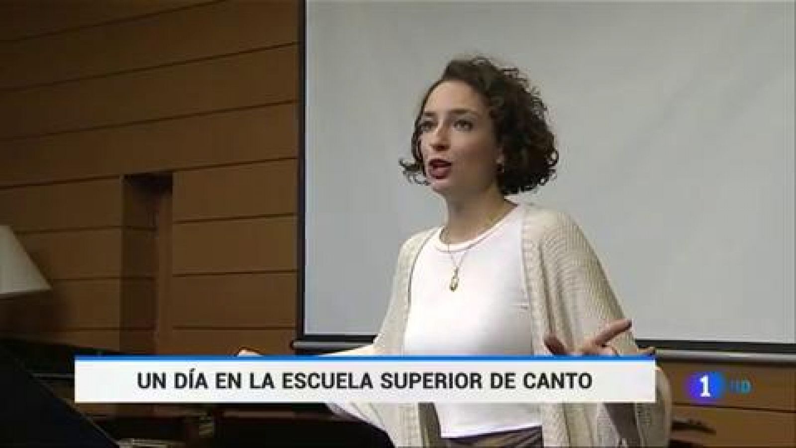 Un día en la escuela superior de canto