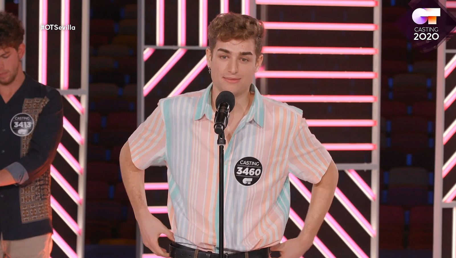 Antonio, el chico que canta y baila cabaret en la Fase 2 del casting OT 2020 en Sevilla