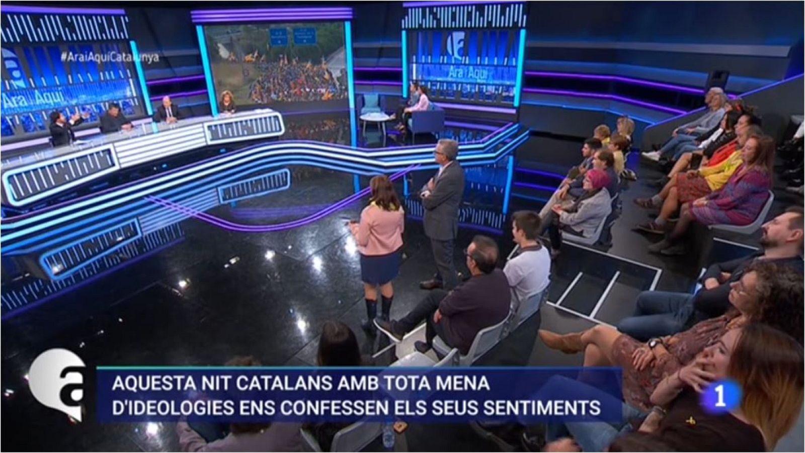'Ara i Aquí' se centra el sentiment dels catalans.
