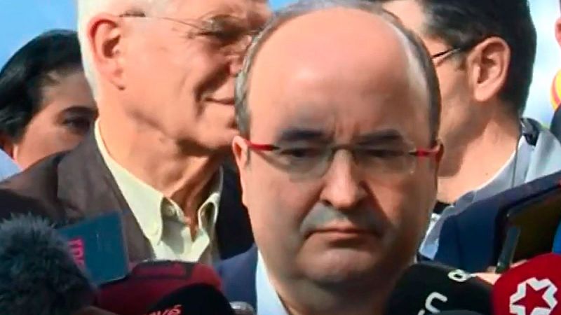 Iceta asegura que Cataluña "se está viendo muy afectada" por los disturbios y Borrell pide que "se reconozca" la actuación policial - Informativo 24h | Ver