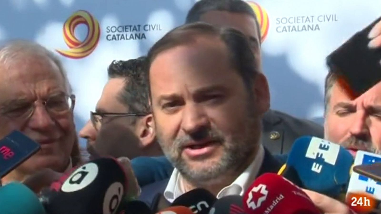 Cataluña: Ábalos reivindica "el proyecto de España y de la Constitución, que nada tiene que ver con la exclusión" - RTVE.es