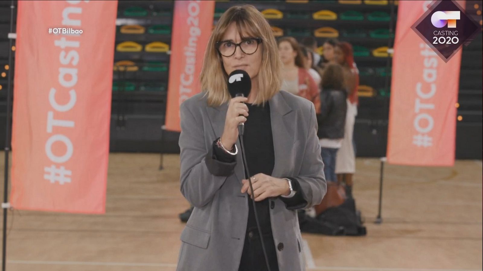 Noemí da la bienvenida a la fase 1 en Bilbao en la Fase 1 del casting OT 2020 en Bilbao