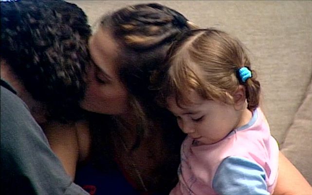 OT 2020 - La hija de Leticia de OT 3 la visitó en la Academia