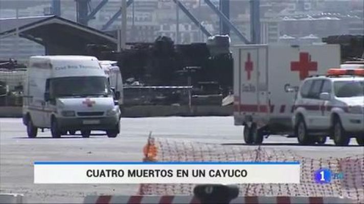 Telediario 1 - Aumenta la llegada de inmigrantes subsaharianos a Canarias