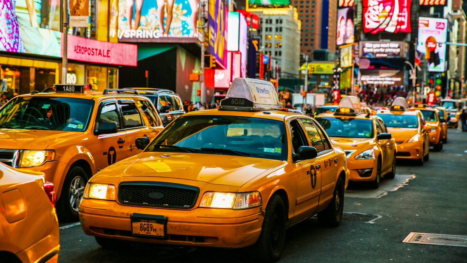 Los emblemáticos taxis amarillos de Nueva York, al borde de la bancarrota