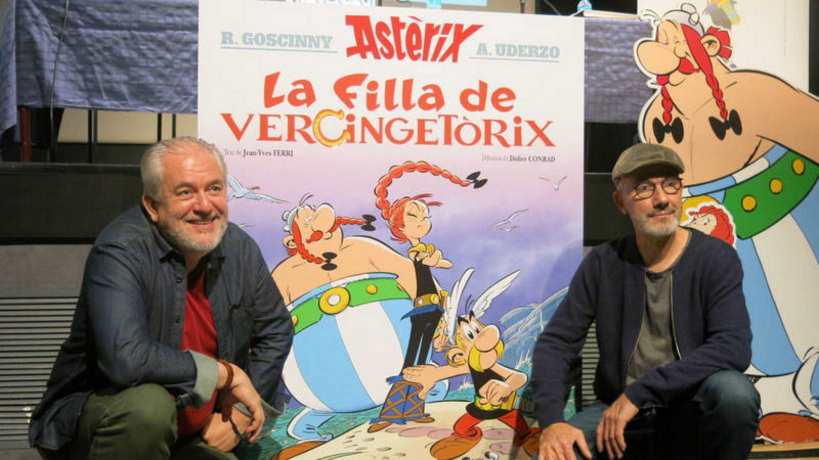 Jean-Yves Ferri y Didier Conrad han presentado el nuevo Astérix en Barcelona