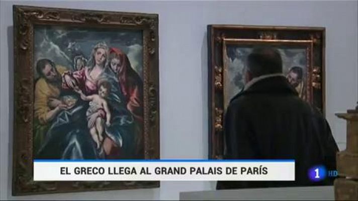 Telediario 1 - El Greco llega al Grand Palais de París