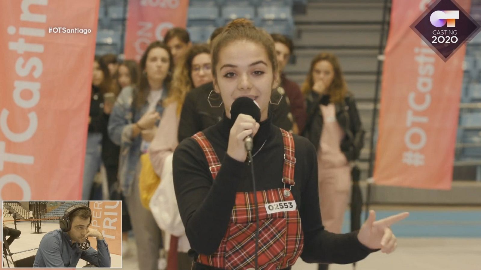 No quiere esperar a Madrid en la Fase 1 del casting OT 2020 en Santiago de Compostela