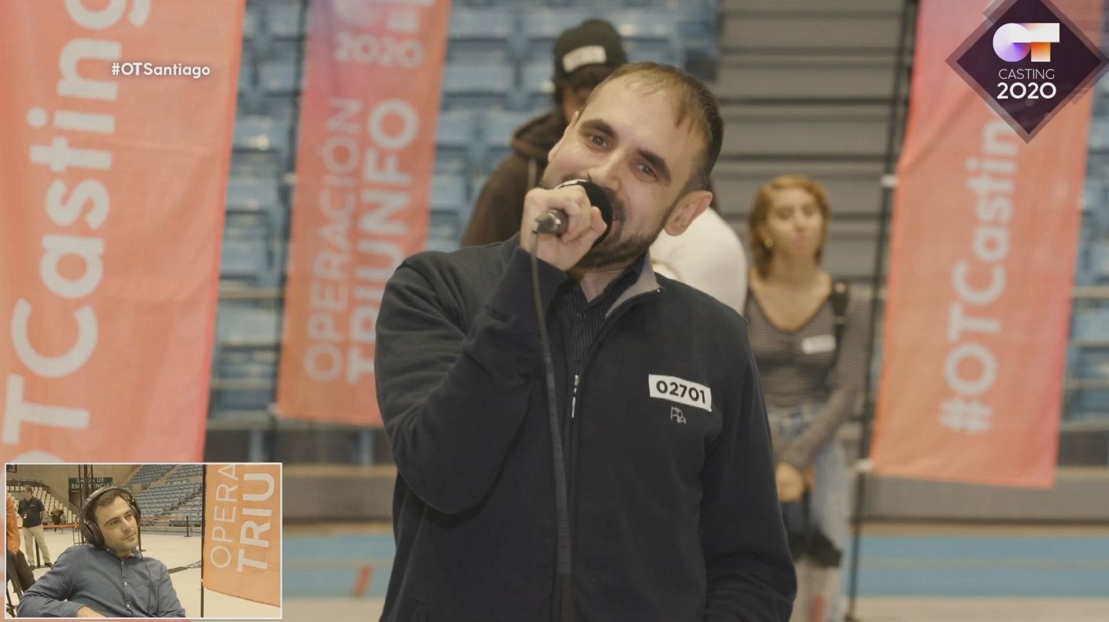 Vino el año pasado en la Fase 1 del casting OT 2020 en Santiago de Compostela