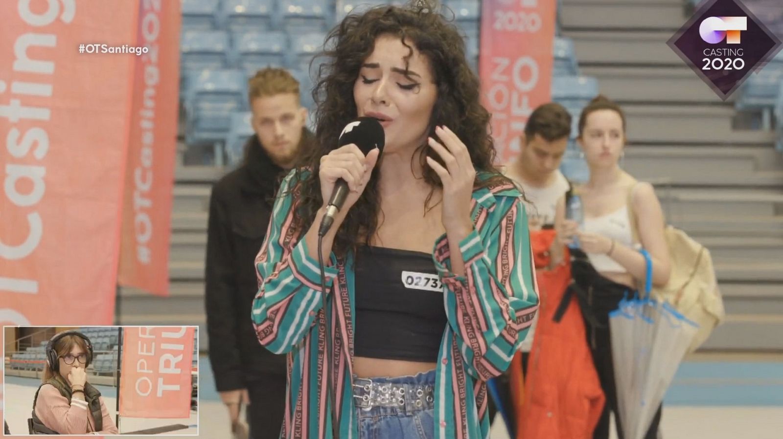 La penúltima pegatina del casting en la Fase 1 del casting OT 2020 en Santiago de Compostela