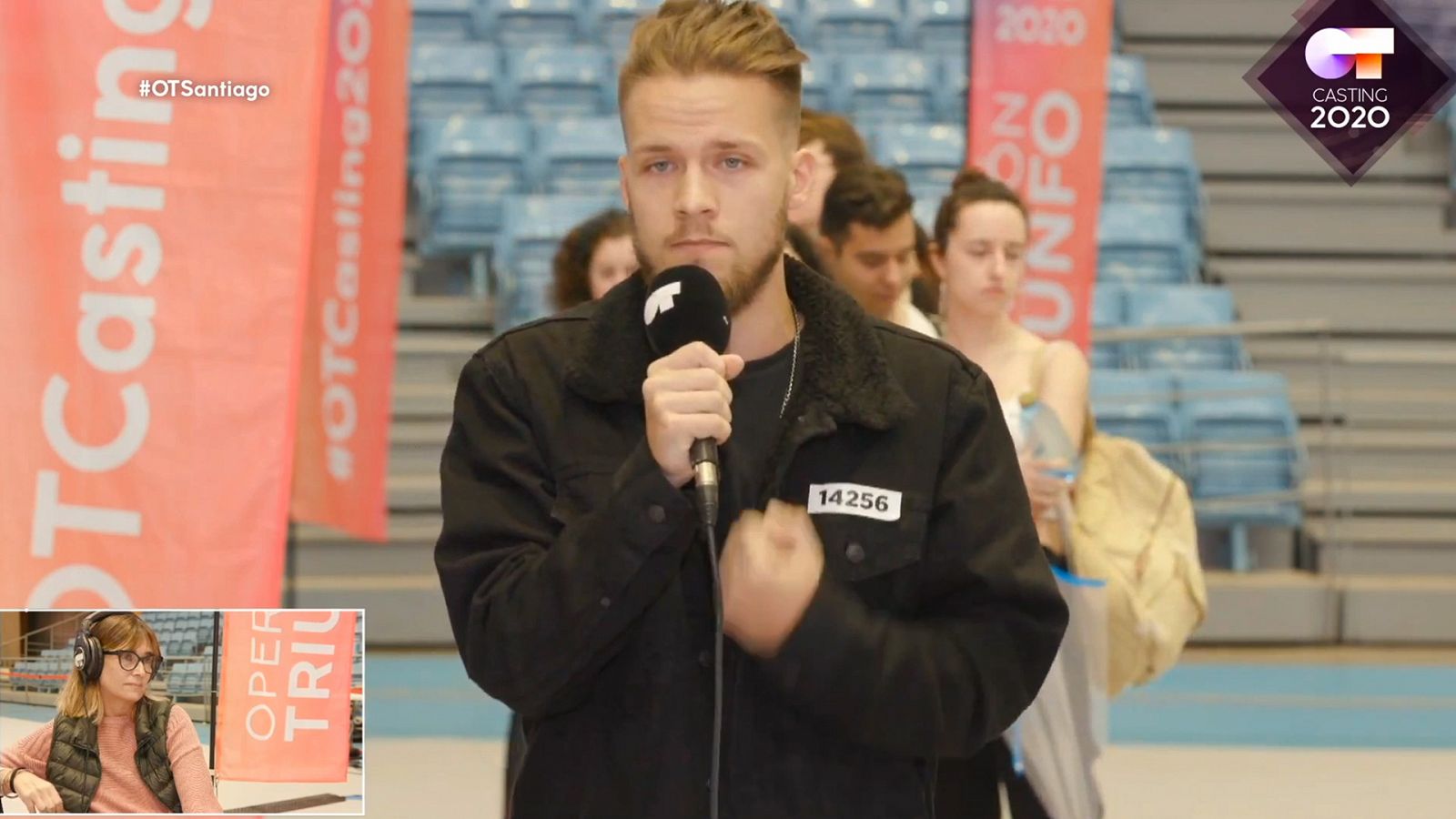 Un chico portugués se lleva la última pegatina en la Fase 1 del casting OT 2020 en Santiago de Compostela