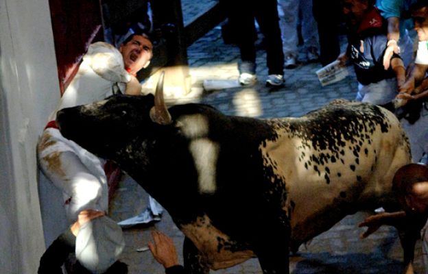 San Fermín - Sexto encierro de infarto en 2009