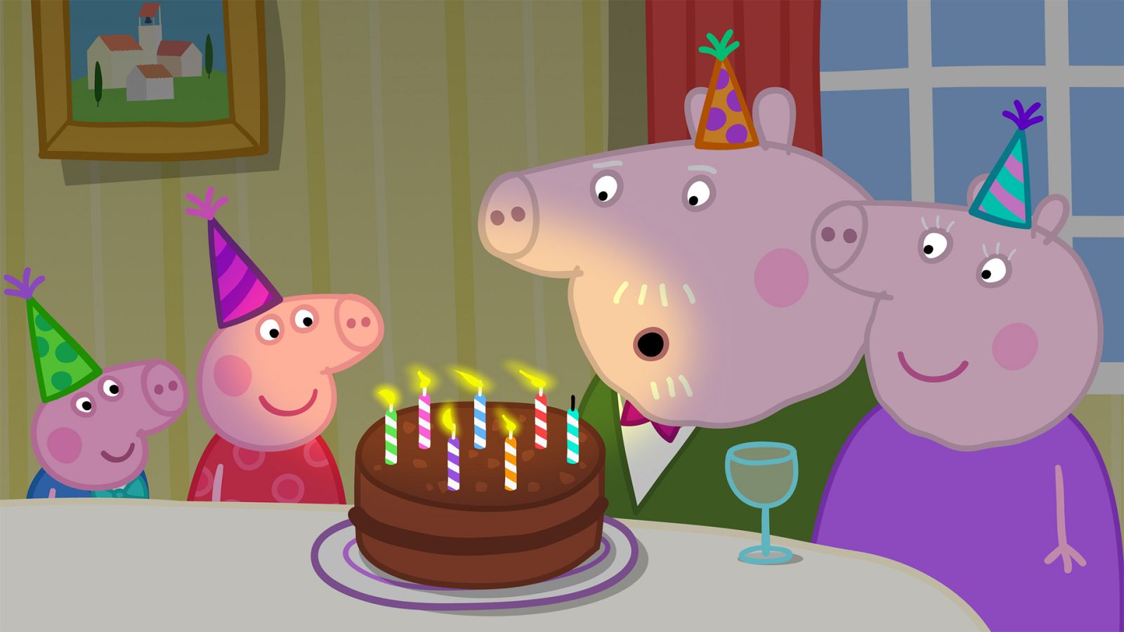 Peppa Pig en inglés - Grandpa Pig's birthday - Peppa Pig en inglés | Ver