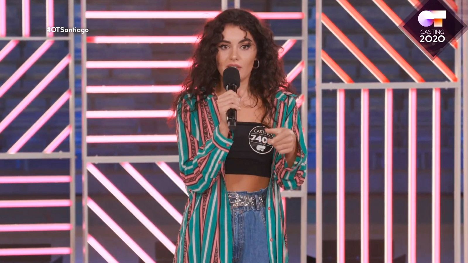 Aída también ha cantado una canción en gallego en la Fase 2 del casting OT 2020 en Santiago de Compostela