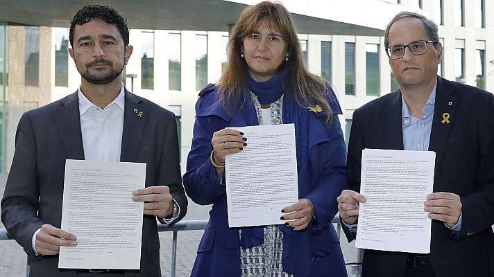 Informativo 24h - Torra se suma a la campaña de Òmnium Cultural y se autoinculpa por el 1-O