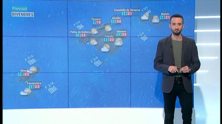 Informatiu Balear - El temps a les Illes Balears - 31/10/19