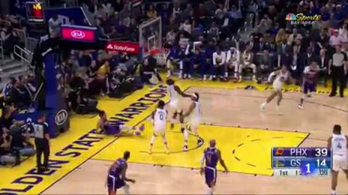 Telediario 1 - Los Suns de Rubio vencen a unos Warriors que pierden también a Curry