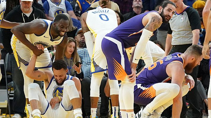 Telediario 1 - Los Suns de Rubio vencen a unos Warriors que pierden también a Curry