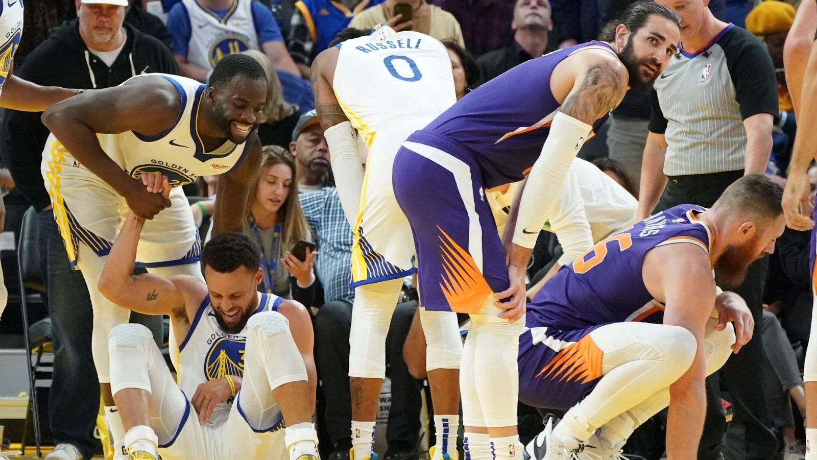 Los Suns de Rubio vencen a unos Warriors que pierden también a Curry