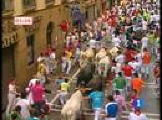 San Fermín - Limpio encierro de Fuente Ymbro