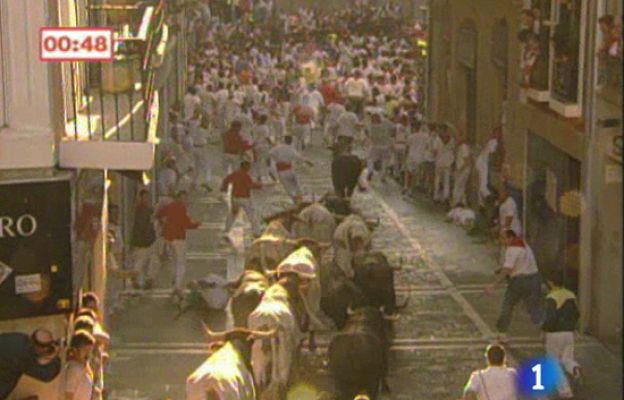 San Fermín - Limpio encierro de Fuente Ymbro