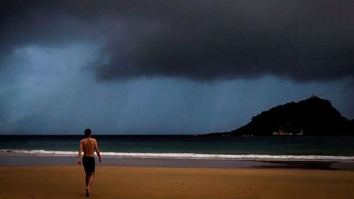 El paso de un frente deja lluvias en el norte