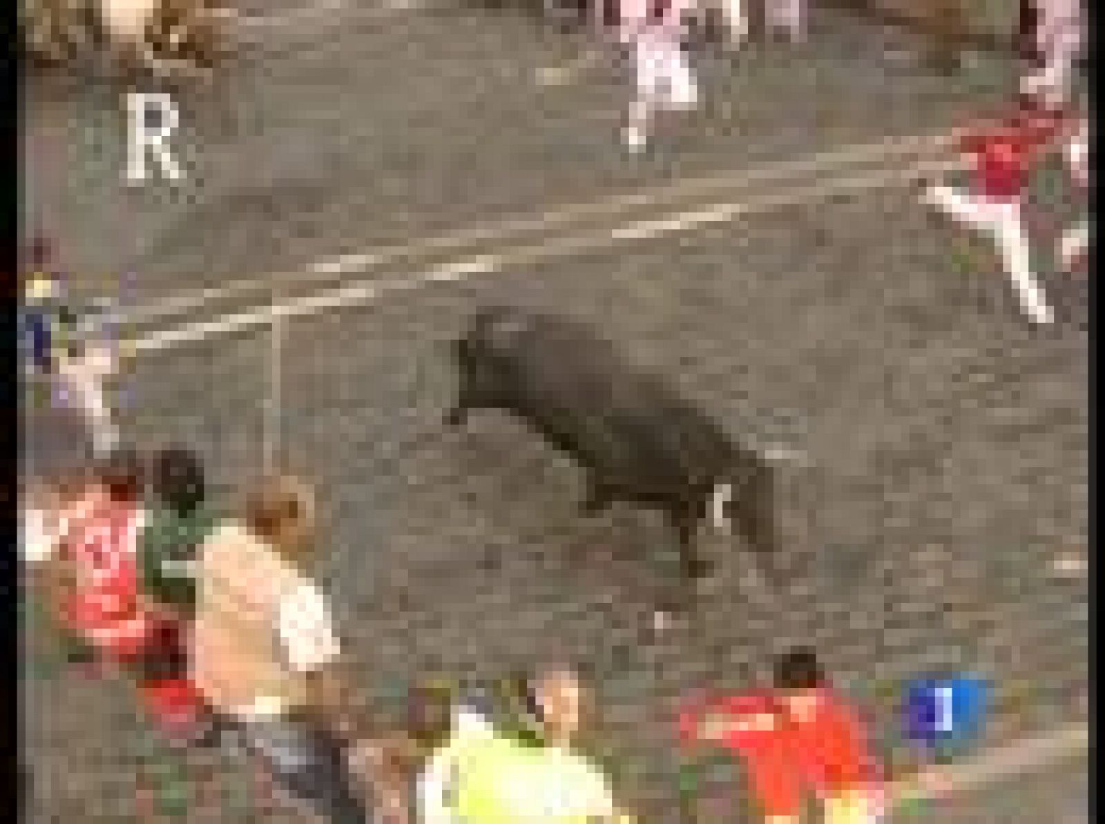 San Fermín: VII encierro. Paso por el Ayto | RTVE Play