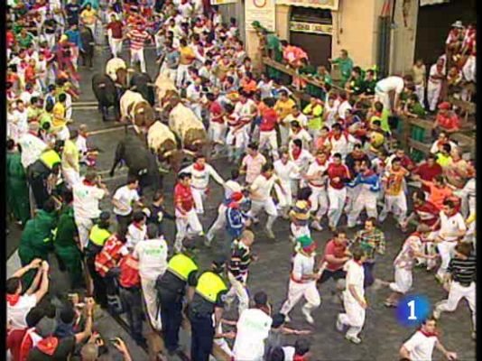 San Fermín - Séptimo encierro. Tramo final
