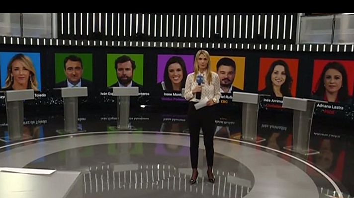 Informativo 24h - Todo listo para el debate entre los siete portavoces parlamentarios en RTVE.es