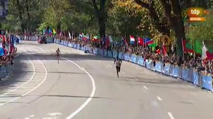 Los kenianos Geoffrey Kamworor y Joyciline Jepkosgei se imponen en el Maratón de Nueva York