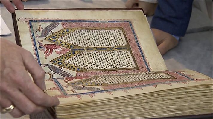 Telediario 1 - La Biblia Kennicot regresa a La Coruña