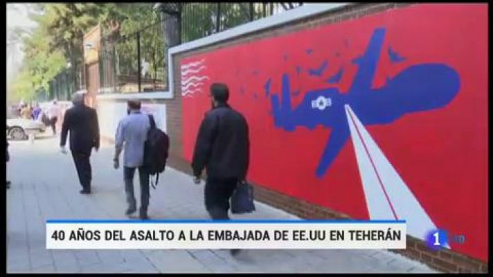 Telediario 1 - Irán celebra los 40 años del asalto a la embajada de EE.UU.