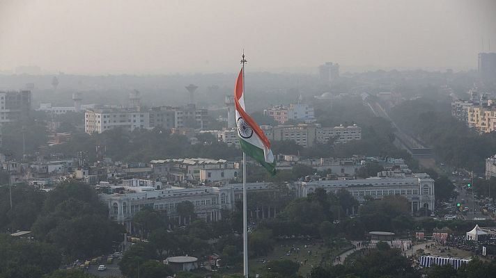 Telediario 1 - Emergencia sanitaria en Nueva Delhi por la contaminación