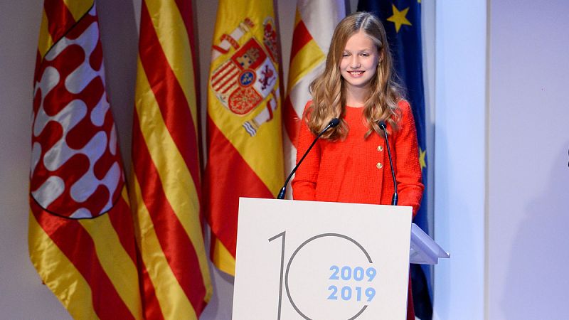 La princesa Leonor en los premios Princesa de Girona 2019: "Cataluña siempre tendrá un lugar especial en mi corazón"