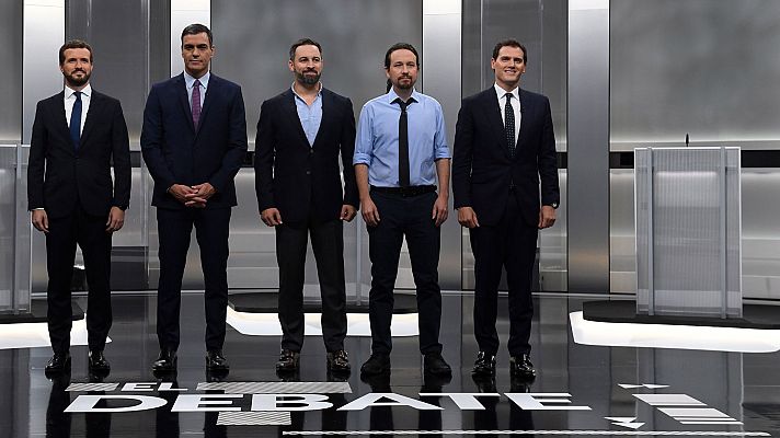 Especiales informativos - Los momentos más intensos del debate a cinco en RTVE