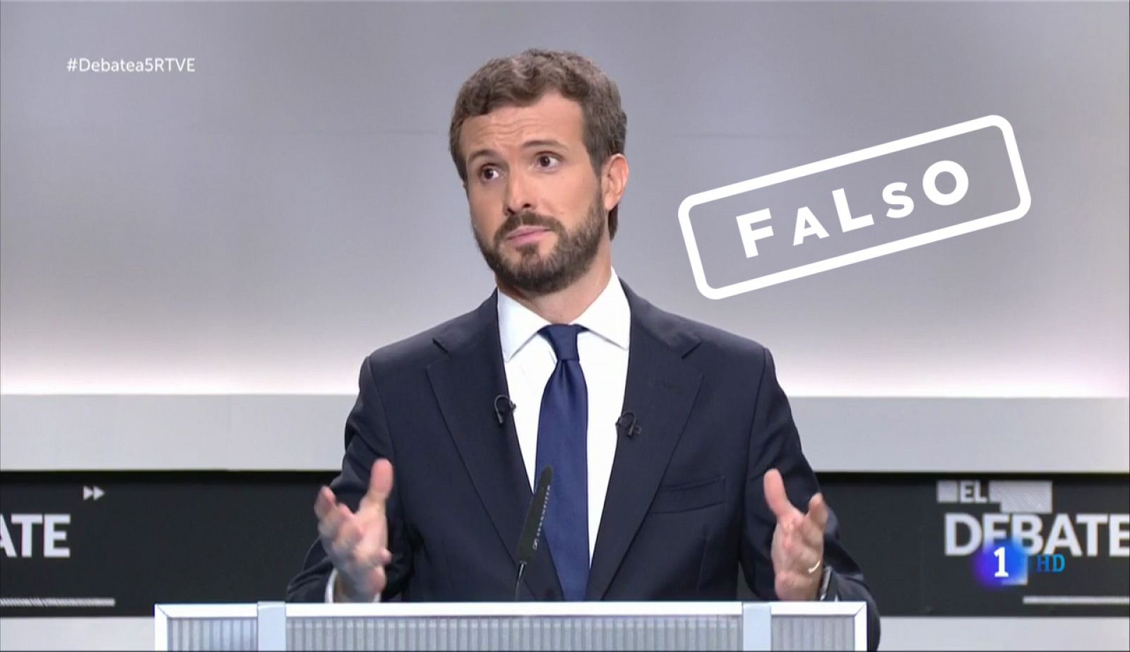 Casado: "La luz subió un 70% con el anterior Gobierno" FALSO, por Verifica RTVE