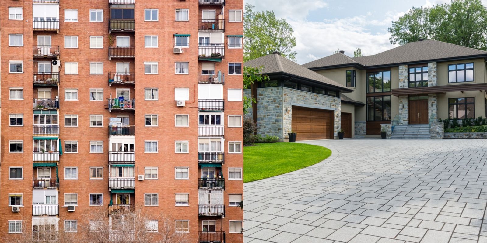 Las diferencias entre barrios ricos y pobres