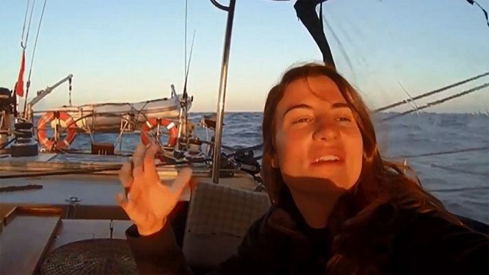 Telediario 1 - La aventura de cruzar el Atlántico haciendo 'auto-stop'