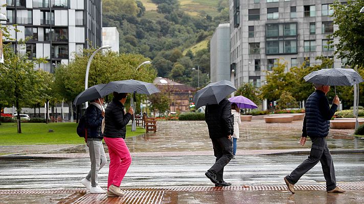 Precipitaciones fuertes en el extremo norte de Galicia y Cantábrico