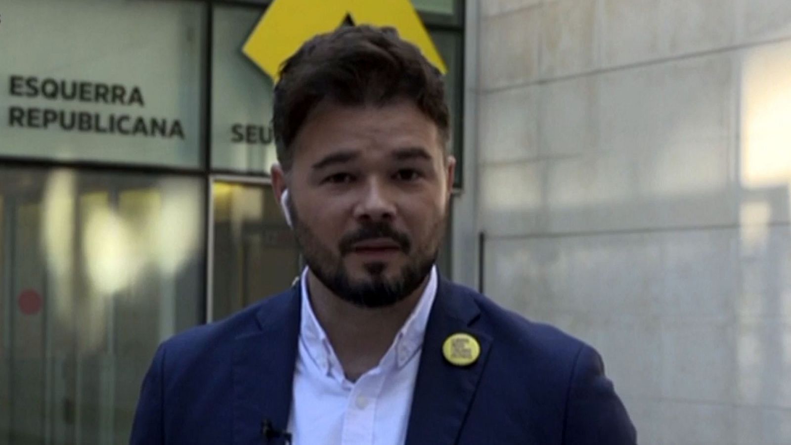 Elecciones Generales 2019 al10N: Rufián, candidato de ERC advierte: "No se puede dialogar con un Sánchez que nos provoca" - RTVE.es