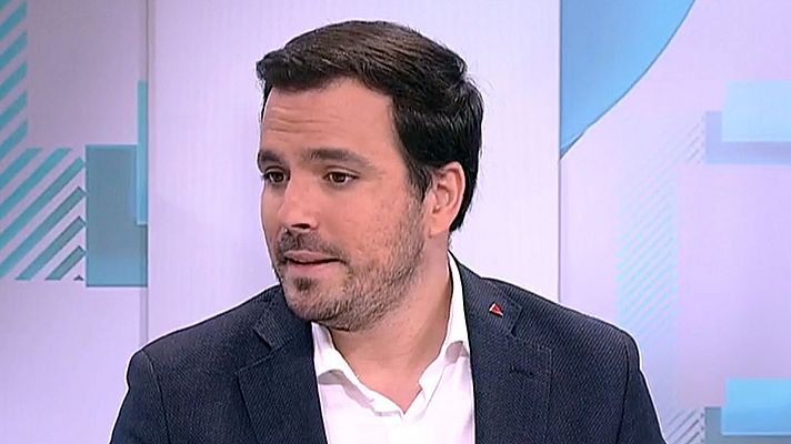 Alberto Garzón, candidato de Unidas Podemos: "Sánchez está abandonando la izquierda para conciliar con la derecha una posible abstención"