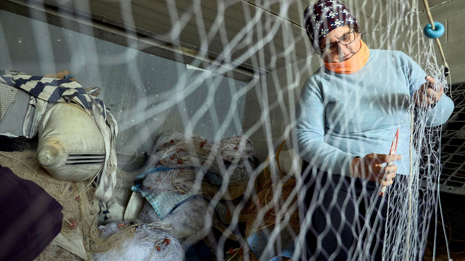 Las rederas luchan por mejorar sus condiciones laborales