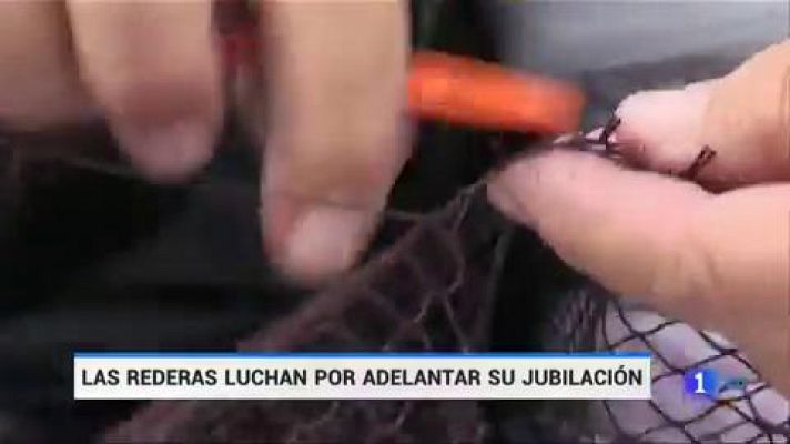Telediario 1 - Las rederas luchan por mejorar sus condiciones laborales