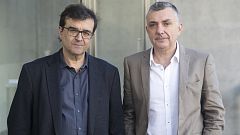 Javier Cercas y Manuel Vilas, ganador y finalista del Premio Planeta