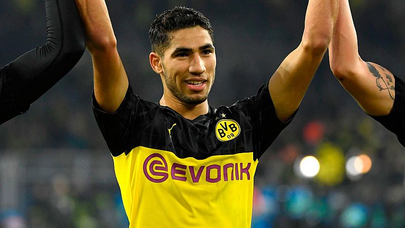 Achraf brilla en Dortmund deseando volver al Madrid
