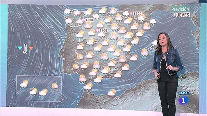 El tiempo - Las temperaturas se desploman hoy y se espera copiosas nevadas en el norte