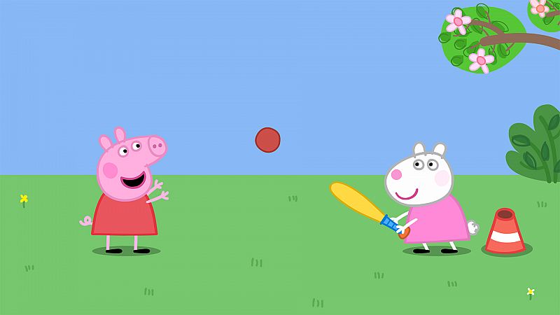 Peppa Pig en inglés - Bat and ball - RTVE.es