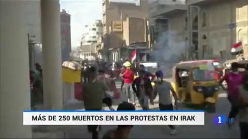 250 muertos en las protestas en Irak